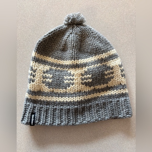 Patagonia Recycled Wool Blend Sapka Beanie SIphon Stripe Light Grey